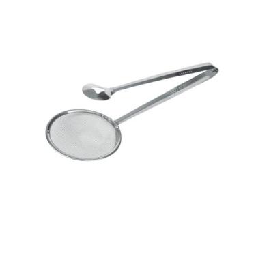 Imagem de Escumadeira com Pegador e Peneira para Frituras ( 47493 ) - Genérico