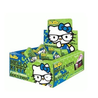 Imagem de Chiclete Hello Kitty Hortelã c/300un - Buzzy