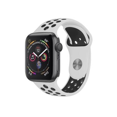 Imagem de Pulseira Para Apple Watch Armor Running 49Mm - Branco E Preto - Gshield