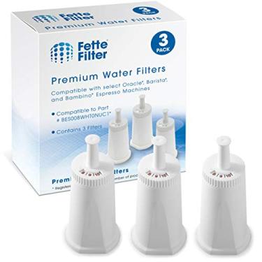 Imagem de Fette Filter - Filtro de água de substituição compatível com Breville Claro Swiss para Oracle, Barista e Bambino - Compare com a peça #BES008WHT0NUC1 - (pacote com 3)