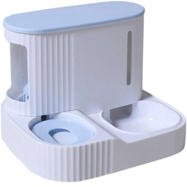 Imagem de Alimentador Meu Pet Automático Água E Ração Branco