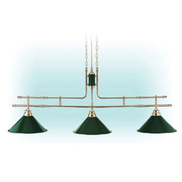 Imagem de Luminária Pendente Mesa de Sinuca Oficial 3 Cúpulas