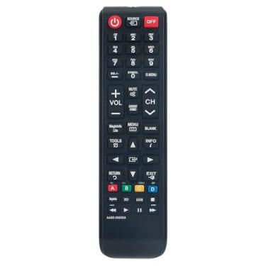 Imagem de Controle remoto de substituição AA59-00630A compatível com Samsung Digital Signage HD LED LCD TV OL46B SL46B MD32B ME46B UE46A MD55B MD46B UD46A UD55A ME32B MD40B ME75B ME40B UE55A ME55B ME65B UD22B