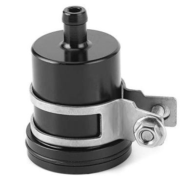 Imagem de Copo de óleo de Embreagem de Freio de Alumínio Universal de Alumínio para Reforma de Motocicletas, Modificação Legal, Controle Conveniente do Fluido de Freio para Entusiastas Motocicleta (Preto)