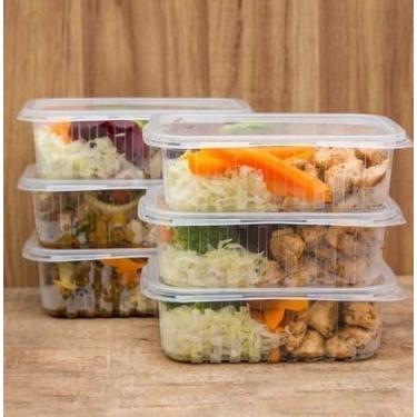 Imagem de Pote marmita retangular 500mL