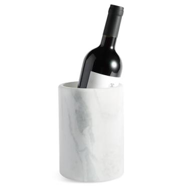 Imagem de BCS Resfriador De Garrafas Vinho Mármore - Resfriadores Versáteis Para Aplicável A Suporte Utensílios Cozinha/Porta-Pincéis Maquiagem/Porta-Canetas Mesa Que Também Serve Como Abajur