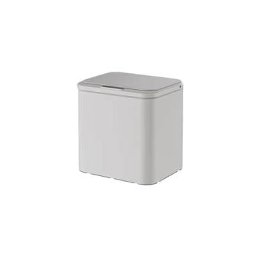 Imagem de Lixeira Lixeira com sensor inteligente, cozinha, automática, sala de estar, banheiro, com tampa, tubo longo, tipo lixeira doméstica Lixeira(8L)