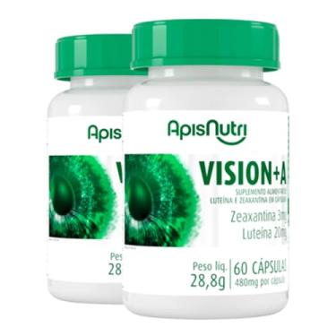 Imagem de Kit 2 Vision+A Luteína e Zeaxantina Apisnutri 60 cápsulas