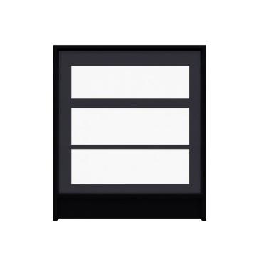 Imagem de Balcão Vitrin. Expositor Preto 100X87X38Cm - Deep