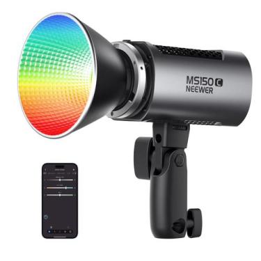 Imagem de Luz de vídeo LED Neewer MS150C RGBWW 150W com controle 2700K-6500K