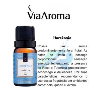 Imagem de Essência Via Aroma 10ML Para Aromatizador Difusor de Ambiente Elétrico