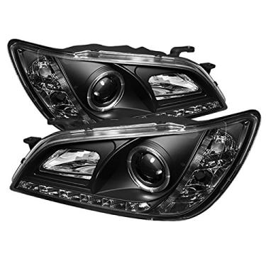 Imagem de Faróis de projetor 5029898 Lexus IS300 01-05 da Spyder – Somente modelo Xenon/HID (não compatível com o modelo de halogêneo) – Halo de LED – DRL – Preto – Alto H1 (incluído) – D2R baixo (não incluído)