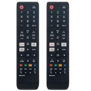 Imagem de 【Pacote com 2】 Controle remoto de substituição adequado para Samsung TV UN55TU690TFXZA UN58TU690TFXZA UN43TU690TFXZA UN60TU690TFXZA UN65TU690TFXZA UN70TU690TFXZA UN43TU690TF UN85TU690TFXZA TFXZA UNA