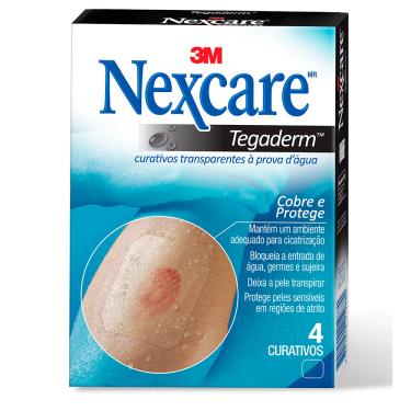 Imagem de Curativos Tegaderm Nexcare sem Pad 4 unidades