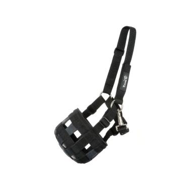 Imagem de Focinheira de pastagem de nylon Tough-1, preta
