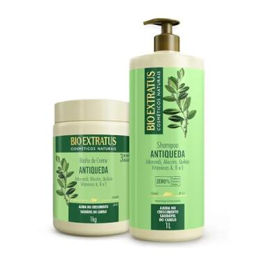 Imagem de Kit Bio Extratus Antiqueda Jaborandi (1L/Kg) Shampoo e Banho de Creme