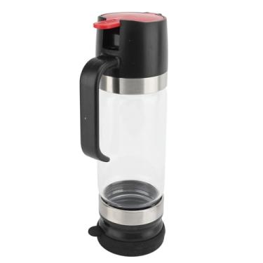 Imagem de Dispensador de Xarope de Jarra de Mel de Vidro para Xarope de Bordo, Ketchup, Mostarda, Recipiente de Mel de 350 Ml Ideal para Cafeterias, Restaurantes, Uso Doméstico (Preto)