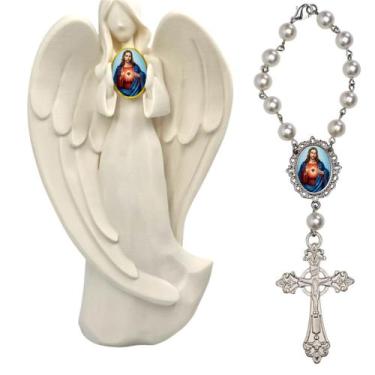 Imagem de Imagem Estatua Coração Sagrado de Jesus Decoração Casa Capelinha Canti