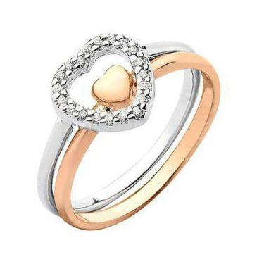 Imagem de Anel de Prata Coração Vazado Rose Life Love - Sal Do Mar, 19