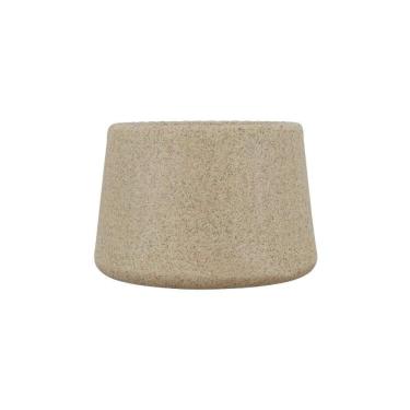 Imagem de Vaso Tramontina Lótus Em Polietileno Granito Areia 8,5 Cm