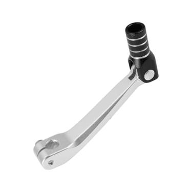 Imagem de A ABSOPRO Alavanca de câmbio dobrável de motocicleta para Honda CRF150F 2003-2017 Braço de alavanca de mudança de pedal prateado preto