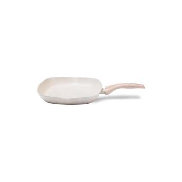 Imagem de Grill com Indução Sirius Antiaderente Ceramic Life 28cm 2L Vanilla - B