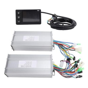 Imagem de Kit de controlador de bicicleta elétrica 36V 48V 60V 1000W Dual Dual Drive Brushless Motor Speed ​​Controller com painel de exibição LCD para kit de conversão de bicicleta