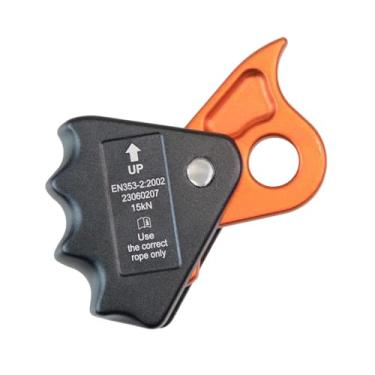 Imagem de Vaveren Dispositivo de segurança contra quedas para escalada com corda de escalada, equipamento de proteção contra quedas para trabalho de expedição de, Laranja