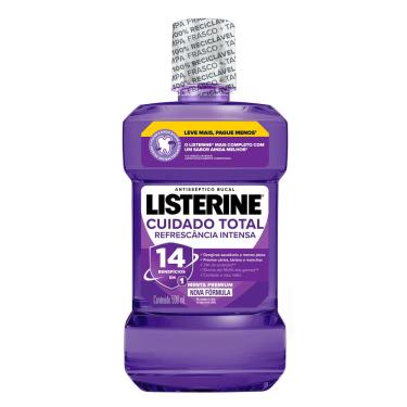 Imagem de Enxaguante Bucal Listerine Cuidado Total Refrescância Intensa Menta 500ml