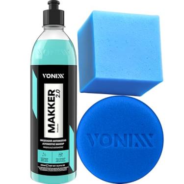 Imagem de Kit Pintura Queimada Vonixx Makker Maquiador Automotivo Renova Pintura Defeitos Vonixx + Aplicador de Espuma