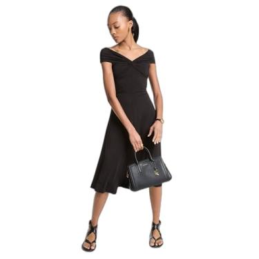 Imagem de Michael Kors Vestido midi tomara que caia, Preto, G
