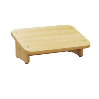 Imagem de FORRTY Banco De Pé De Madeira – Suporte De Pés Para Escritório, Cozinha E Banheiro – Banco Antiderrapante Rústico, Portátil, Design Ergonômico, Madeira Maciça(Wood 1,34x24cm (13.4"x9.4"))