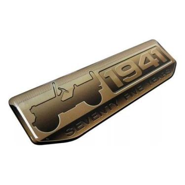 Imagem de Emblema Jeep Renegade Wrangler Compass 1941 75 Anos - SPTS