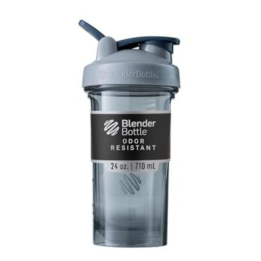 Imagem de BlenderBottle Garrafa coqueteleira Pro Series perfeita para shakes de proteína e pré-treino, 680 g, cinza colorido