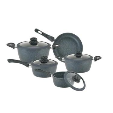 Imagem de Jogo de panelas viena 5 peças de indução com revestimento de cerâmica 