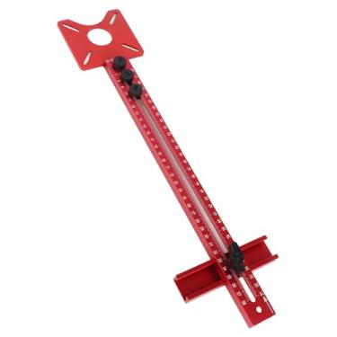 Imagem de Cryfokt Suporte de Ranhura de Moagem de 3 Em 1 para 1 para o Gabarito de Hardware de Gabinete Multifuncional de 445 Mm de 445 Mm, Guia de Corte de Círculo de Roteador Ajustável de