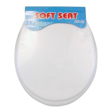 Imagem de Assento sanitario tampa vaso almofadado super macio universal todos os