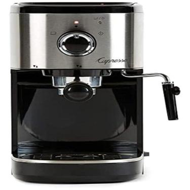 Imagem de Cafeteira Elétrica . Expresso Automática 1.2L 15 Bar de Aço Inoxidável, 110v, CAPRESSO 120.05, Preto