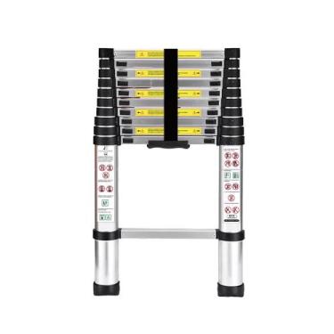 Imagem de Escada Telescópica Extensiva Inox - 11 Degraus - 3,20 Metros - ETI320 