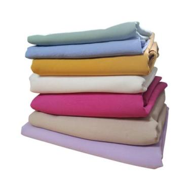 Imagem de Kit de Retalhos de Tecido Alfaiataria  Cores Sortidas - DVJ Tecidos, A