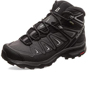 Imagem de SALOMON Tênis feminino de escalada X Ultra 3 Mid Gore-tex, Monumento preto magnético, 7 UK