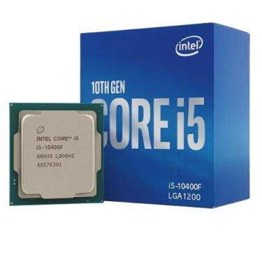 Imagem de Processador Intel Core i5-10400F, 2.9Ghz (4.3Ghz Max Turbo)