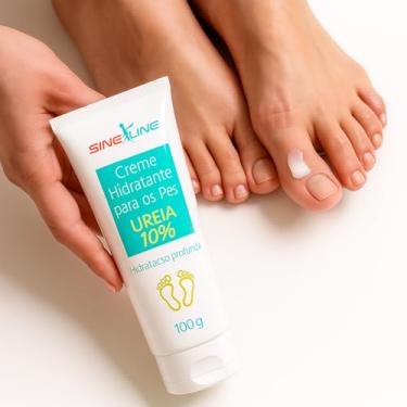 Imagem de Creme Hidratante para os Pés com Ureia 10%, Hidratação Profunda, 100g Sineline