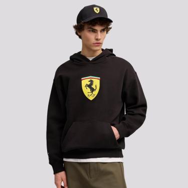 Imagem de Moletom Puma Ferrari Shield Preto-Masculino
