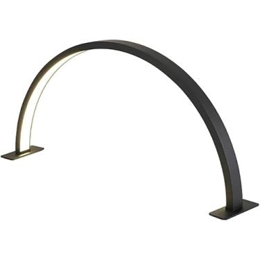 Imagem de Lâmpada De Manicure Em Forma De U Arch Ring, Lâmpada Led De Meia Lua De Escurecimento Contínuo, Lâmpada De Cílios Led Meia Lua De 35w, Luz De Esteticistas Regulável, Para S, Black