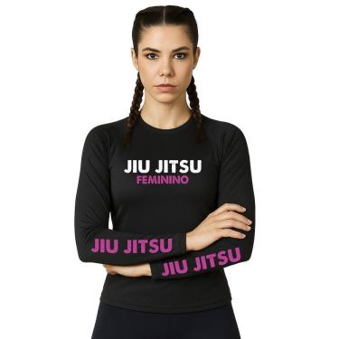 Imagem de Rash Guard Feminina Manga Longa Jiu Jitsu
