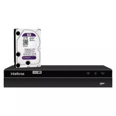 Imagem de DVR Intelbras 4 Canais Full HD 1080p com HD 1TB  Gravador de Vídeo MHD