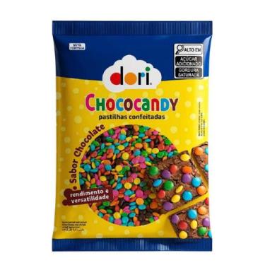 Imagem de 5 sacos Chocolate Confeito Chococandy Sortido 500gr - Dori
