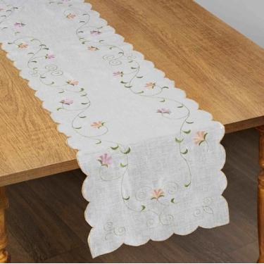 Imagem de Caminho De Mesa Colorido 38x130Cm Rafimex