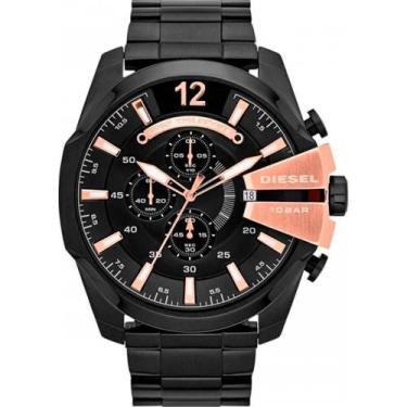 Imagem de Relógio Diesel Dz4309 Masculino Preto C/Rose - Majestoso Joias e Acess